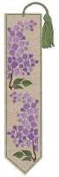 Набор для вышивания Le Bonheur des dames арт.4729 Закладка Bookmark lilac