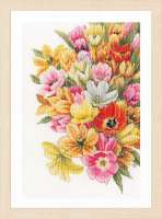Набор для вышивания Lanarte арт.PN-0205849 Cover me in tulipst
