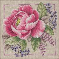 Набор для вышивания Lanarte арт.PN-0199792 Blooming rouge