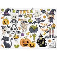 Набор для вышивания Letistitch L8225 Halloween Sampler