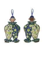 Набор для вышивания Le Bonheur des dames 2646 Mister Clown in blue and tartan Мистер Клоун в голубом и тартановом