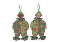 Набор для вышивания Le Bonheur des dames 2648 Mister Clown in green tartan Мистер Клоун в зеленом и тартановом