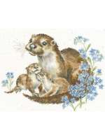 Набор для вышивания BOTHY THREADS XHD141 Otterly Adorable