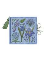 Набор для вышивания чехла для игл Le Bonheur des dames 3483 Needle case Blue Flowers Голубые цветы
