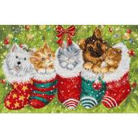 Набор для вышивания Letistitch L9940 Dogs and Cats in Stockings