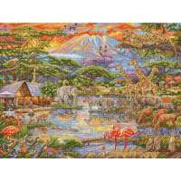 Набор для вышивания Letistitch L9941 Дикая Африка
