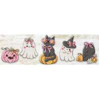 Набор для вышивания Letistitch L9944 Boo Crew Ornaments