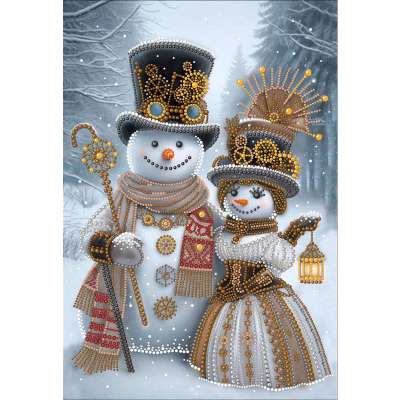 Рисунок на ткани вышивания бусинами larkes К3709 Часовички