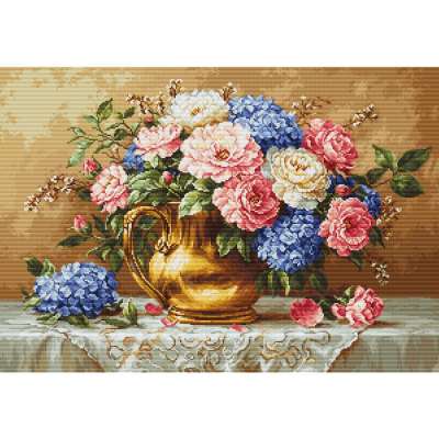 Набор для вышивания LUCA-S B723 Golden Bloom