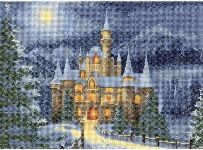 Набор для вышивания Heritage JCFC1823E Рождественский сказочный замок