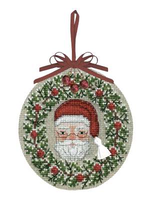 Набор для вышивания Le Bonheur des dames 2678 Santa Claus Bauble Дед Мороз