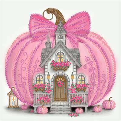 Набор для вышивания бусинами larkes Н3710 Тыковка 1