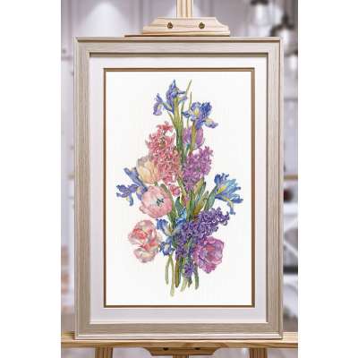 Набор для вышивания крестом Овен 1719 Гиацинты