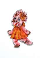 Набор для вышивания ИВАНКА арт.0-31 Семья динозавров. Дочь. 