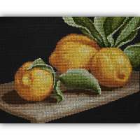 Набор для вышивания ИВАНКА арт. 0-06 Лимоны на столе. 