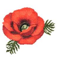 Набор для вышивания ИВАНКА арт 0-04 Мак 