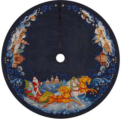 Набор для вышивания ПАННА PR-7445 Юбка для новогодней ёлки. Тройка