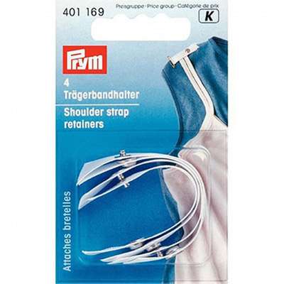  PRYM 401169 держатель для бретелей полиэстер 9 мм 4 шт.