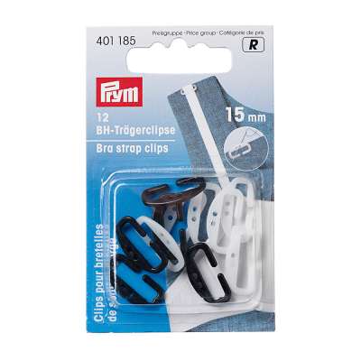 "PRYM" 401185 держатель для бретелей пластик 15 х 10 мм 12 шт. 
