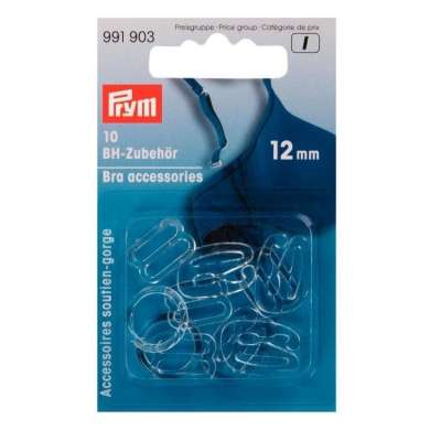 PRYM 991903 аксессуары для бюстгальтера пластик 12 мм 10 шт