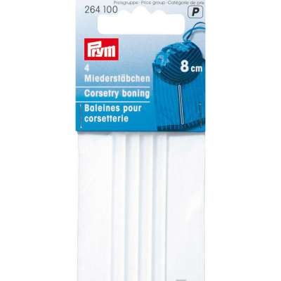 PRYM 264100 косточки для корсета 8 см полипропилен 5 мм 4 шт