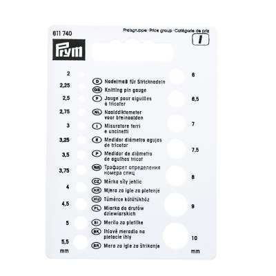 PRYM 611740 трафарет для измерения размера спиц