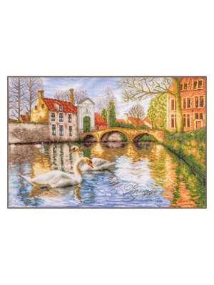 Набор для вышивания Lanarte PN-0216170 Swans of Bruges