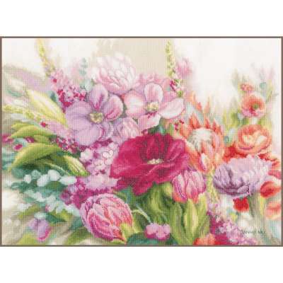 Набор для вышивания Lanarte PN-0205167 Bright Florals