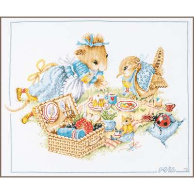 Набор для вышивания Lanarte PN-0204890 Picnic with Vera