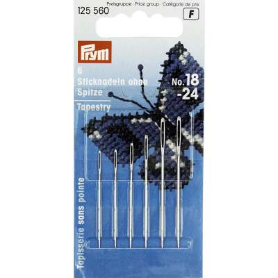 PRYM 125560 для вышивания №18-24 6 шт. в блистере