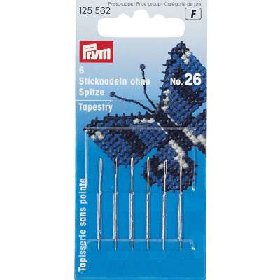 "PRYM" 125562 для вышивания №26 в блистере 6 шт.
