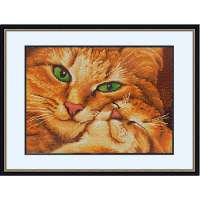 Рисунок на ткани Конёк арт. 9533 Кошка с котенком