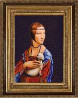 Рисунок на ткани Конёк арт. 9752 Дама с горностаем