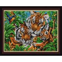 Рисунок на ткани Конёк арт. 9836 Тигры