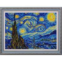 Рисунок на ткани Конёк арт. 9887  Звездная ночь Ван Гог
