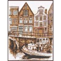 Набор для вышивания Палитра арт.08.021 Набережная Амстердама