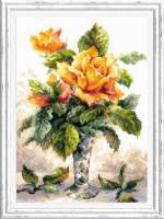 Набор для вышивания Чудесная игла арт.ЧИ-40-79 Желтые розы