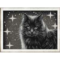КОНЁК Рисунок на ткани арт. 9942 Черный кот