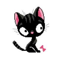 Набор для вышивания мулине НИТЕКС арт.2220 Черный кот