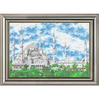 Рисунок на ткани RK LARKES арт. К3203 Стамбул. Голубая мечеть