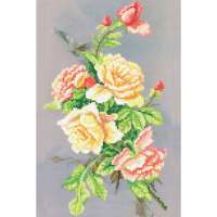 Набор для вышивания бисером Повитруля арт. НБ6-43 Ночные розы