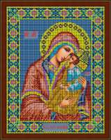 Набор для вышивания бисером GALLA COLLECTION арт.И063 Икона Божией Матери Мати Молебница