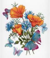 Набор для вышивания М.П. Студия арт.НВ-653 Ароматы любимых цветов