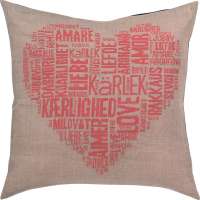 Набор для вышивания подушки PERMIN арт 83-6136 Любовь, розовый