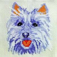 Набор для вышивания PERMIN арт 12-2373 Панно  собака