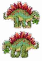 Набор для вышивания "М.П. Студия" арт.Р-270 Динозавры. Стегозавр