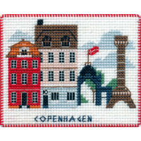 Набор для вышивания крестом Овен арт. 1062 "Столицы мира.Копенгаген"