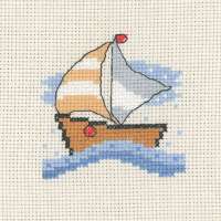 Набор для вышивания PERMIN арт. 14-3135 "Лодка"
