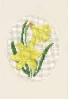 Набор для вышивания открытки PERMIN арт.17-2188 Нарциссы