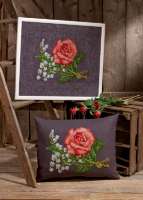 Набор для вышивания PERMIN арт.90-6426 Розы и лилии